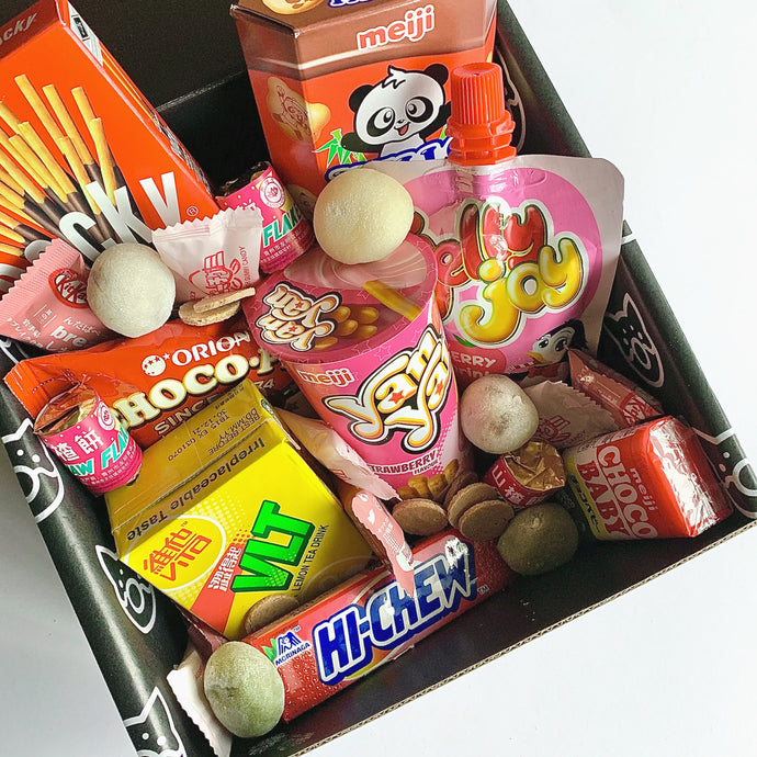 Buy Asian snack box online. Asian snacks Australia. Featuring Japanese snacks from Hi-Chew, Kit Kat Japan, Meiji, Pocky, Lotte & Jelly Joy. No subscription.